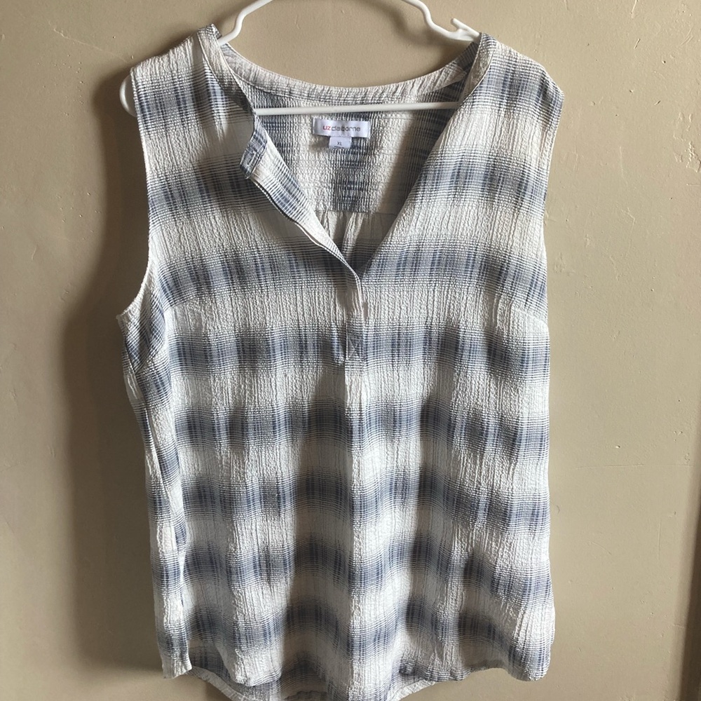 Liz Claiborne loose gray tank top women’s XL